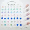 Entre na Série Floco de Neve Super Fada Acessórios para Nail Art Glitter Translúcido de Gelo Versátil Brincos de Unha Floco de Neve 3D Decoração de Resina