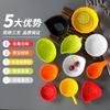 Plato pequeño de melamina de colores para salsas, Vajilla comercial tipo porcelana, Plato en forma de corazón con asa, Plato para condimentos, Plato para condimentos de restaurante de hot pot