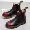 Botines D Chelsea para Hombre R2976 Botas Martin de Pareja Moda Botines Cortos Británicos Casuales para Hombres y Mujeres Zapatos Martin de Élite