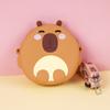 Bolsa Infantil Capibala, Lindo Bolso de Hombro, Bolso de Silicona Versátil, Bolsa de Silicona para Guardar Monedas, Regalo Infantil