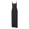 Ropa de Mujer Europea y Americana Verano 2026 Nuevo Vestido Largo de Lunares Estilo Francés con Tirantes, Sin Mangas, Ceñido al Cuerpo, Ajustado para Mujer