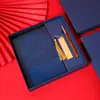 Set de Regalo de Cuaderno A5 en Stock, Cuaderno Personalizable Año del Caballo Tapa Blanda de Hojas Sueltas para Regalos Escolares y Corporativos