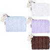 Monedero pequeño estilo coreano Ins con sentido fresco pequeño, bolsa de almacenamiento, gasa, portátil, cuidado de la piel, dulce, lindo, bolsa de cosméticos