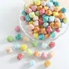 Macaron Diamante Forma Cerámica Cuentas Accesorios Ropa Pulsera Collar Materiales Cuentas Sueltas Hecho a Mano Joyería DIY Porcelana Cuentas