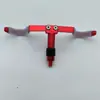 Soporte de caña de pescar de doble cabeza cabeza plegable cabeza de cuerno de oveja soporte para caña de pescar soporte para caña soporte de doble cañón soporte de caña de pescar de doble cabeza colgante trasero
