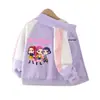 Cazadores de Demonios Kpop Chica Cazadora de Demonios Grupo de Chicas Chaqueta con Cremallera Pantalones Conjunto de Dos Piezas Estilo Occidental Cárdigan Sudadera