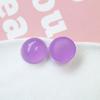 18mm Corea del Sur color jalea combina con todo brillo media pastilla diy accesorios de resina aretes pasador material para funda de teléfono al por mayor
