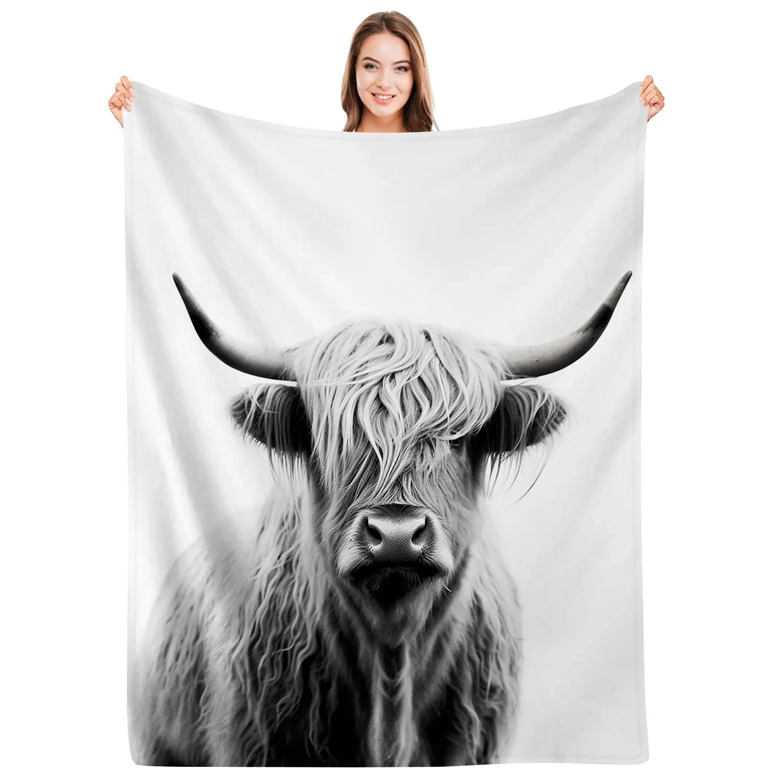 Highland Cow 60 in x 80 in-01