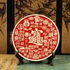 El espejo de bronce Bagua Baoshan Haizhen atrae la suerte del hogar. Adornos de escritorio. Atrévete a abrir la entrada del estudio de la sala de estar.