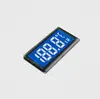 Pantalla LCD de 7 segmentos de 3,5 dígitos, Pantalla negativa TN, Tipo reflectante, Ciclo de trabajo 1/3, Polarización 1/2, 3V, Adecuado para temperatura