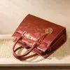 Estilo Nacional Sombra de Bambu Nova Bolsa de Mão Vermelha Estilo Chinês para Mulheres 2026 Noiva Casamento Bolsa de Mãe Presente de Aniversário