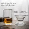 Taza de Feria Transparente de Doble Capa, Taza de Feria Aislada Grande y Pequeña, Juego de Té Kung Fu, Colador de Té con Filtro, Divisor de Té