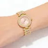 Reloj de Cuarzo para Mujer Weiying Watch Company, Popular Reloj Pulsera de Celebridad de Internet para Mujeres, Pequeño y Exquisito Reloj de Pulsera de Aleación con Diamantes Completos para Estudiantes