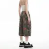 Pantalones Cargo Camuflaje de Estilo Hip-Hop Americano Casual Multibolsillos Resistentes Camuflaje Rectos Holgados Cortos Modernos