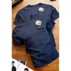 Camiseta de hombre de seda de hielo azul claro transpirable de secado rápido para verano, absorbente de sudor y transpirable para deportes, running, fitness y ciclismo