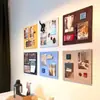 Tablero de mensajes de fieltro estilo Ins, pared de fotos sin taladrar, tablero de corcho para decoración del hogar, tablero de exhibición de pared de fondo, tablero de fieltro