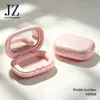 Caja de Sombras Jinze Order Ovalada de un Compartimento con Espejo, Material de Empaque de Plástico