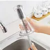 1pzs Cepillo de Botella de Silicona - Mango Largo Cerdas Suaves Limpiador para Limpieza Profunda sin Esfuerzo de Botellas Cristalería Termos y Recipientes de Cocina
