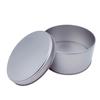 Latas redondas de hojalata ventana de PVC transparente granos de café pastel galletas galletas caja de hierro punto gran capacidad latas de hierro