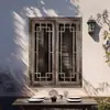 Tallado en madera de Dongyang, puertas y ventanas antiguas, celosía de madera maciza, rejas de ventana estilo chino, recortes de ventana envejecidos, estilo vintage, hecho a medida para salas de té