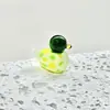 Zibo Vidro Puro Artesanal Patinho Fofo Enfeites de Vidro Animais Enfeites de Mesa Estudo Presentes