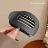 Novo Presilha de Cabelo Grande Oval Plana Fosca Simples Francesa com Design Curvo e Confortável da Amazon