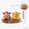 Sândalo Verde Escultura Desenho Animado Pintado Fofo e Divertido Acessório Decorativo Artesanal DIY Pingente de Colar Pingente de Chaveiro Pingente de Bolsa
