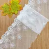 Encaje Malla Borde de Encaje Bordado por Computadora Seda de Leche Accesorios para Ropa de Mujer Malla Bordado Encaje Fabricante Mayorista