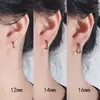 Pendientes de plata de ley 925 con hebilla para mujer, nuevos pendientes de moda 2022, pendientes sencillos de viento frío, joyería geométrica