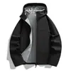 Jaqueta Softshell para Homens e Mulheres, à Prova de Vento e Impermeável, Jaqueta Softshell Lisa para Uso Externo, Jaqueta de Ciclismo com Capuz para Casais