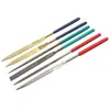 Lima de Diamante Recubierta de Titanio Yongling Qingyu 180X5Mm Lima de Forma de Diamante Lima de Diamante Lima Plana