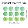 Nuevo FX-F268 puntos de acuarela verde dormitorio armario refrigerador porche DIY decoración de pared para el hogar pegatinas de pared