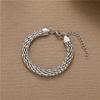 Accesorios de joyería DIY Personalizado Transfronterizo Cadena Grande Pesada Tejido Hueco Extensión Clavícula Collar Europeo y Americano Pulsera Jiexing