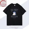 Merchandising de Pokémon Colaboración con Kirby Camiseta de Algodón de Manga Corta de Dibujos Animados Ropa de Verano para Estudiantes