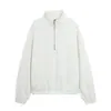 Ins ropa de mujer al por mayor estilo europeo y americano transfronterizo estilo simple para ir al trabajo cremallera metálica sudadera casual 4174807