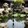 Cadena de lluvia para patio, cadena desviadora de agua para villa, drenaje de aleros, campana de lluvia, gota de lluvia, campana de lluvia para exteriores, cadena de lluvia japonesa, desviación de agua de templo.