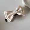 Pinza para el pelo roja grande con lazo estilo princesa, Pinza banana de moda para la parte trasera de la cabeza