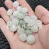 Ábaco verde Tianshan cuentas de jade sueltas cuentas verde esmeralda hebilla grande de jade cuentas para pulsera collar diy cuentas cuentas cuentas joyería cuentas