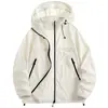 Ropa de Protección Solar de Secado Rápido de Seda de Hielo para Hombres, Ropa de Protección Solar con Capucha de Secado Rápido de Verano, Chaqueta Deportiva, Chaqueta Ligera y Transpirable para Exteriores