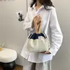 Bolso Cubo de Gran Capacidad, Diseño de Nicho, Simple y Elegante, Verano 2026, Bolso de Hombro Único, Bolso de Tela de Moda
