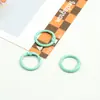 Llavero de Cierre de Resorte Abierto Pintado de Colores Cadena para Teléfono DIY Cadena para Mochila Accesorios Colgantes Colgante de Cuentas Joyería