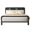 Cama de Ferro Forjado, Cama de Casal para Uso Doméstico, Camas de Casal de 1,8m com Design Reforçado e Espessado, Estrutura de Cama de Ferro Infantil de 1,5m, Cama de Solteiro para Moradia de Aluguel