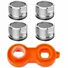 Aireador de grifo, núcleo de filtro anti-salpicaduras para grifo de lavabo de cocina, núcleo interno de la boquilla, juego transfronterizo, accesorios universales