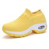 Sapatos Femininos, Meias, Sapatos de Mãe com Almofada de Ar para Aumentar a Altura para Primavera e Verão, Sapatos Casuais de Dança para Idade Média e Idosos, Tamanho Grande Moda Coreana