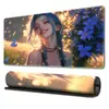 Jinx Mouse Pad Extra Grande Borde de Goma Pad para Teclado Pad de Escritorio para Hombres y Mujeres Mouse Pad Bidimensional de Anime