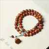 Pulseira de Tuiá Envelhecida Material Rico em Óleo Pulseira Estrela 8mm Homens e Mulheres Contas de Buda Rosário Joias DIY Brinquedo Portátil Original