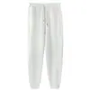 Nuevos Pantalones Deportivos Casuales Largos de Color Sólido con Puño de Algodón Hua de 320g para Hombre y Mujer, Holgados, para Primavera, Otoño, Invierno, Venta al por Mayor