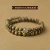 Pulseira de Sândalo Verde Natural para Homens e Mulheres, Feita de Sândalo Antigo, Círculo Único ou Múltiplo, Pulseira de Sândalo Verde, Sândalo Verde Centenário do Paraguai