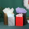 Bolsas de Regalo Blancas para Compras con Logo Estampado en Oro, Impresas, de Lujo, Venta al por Mayor de Fábrica, Reciclables para Ropa