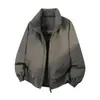 2026 Invierno Nuevo Chaqueta de Algodón para Hombre con Cuello Alto Maillard Talla Grande Ropa Exterior Chaqueta Cálida Holgada para Hombre Ropa de Algodón Hombre